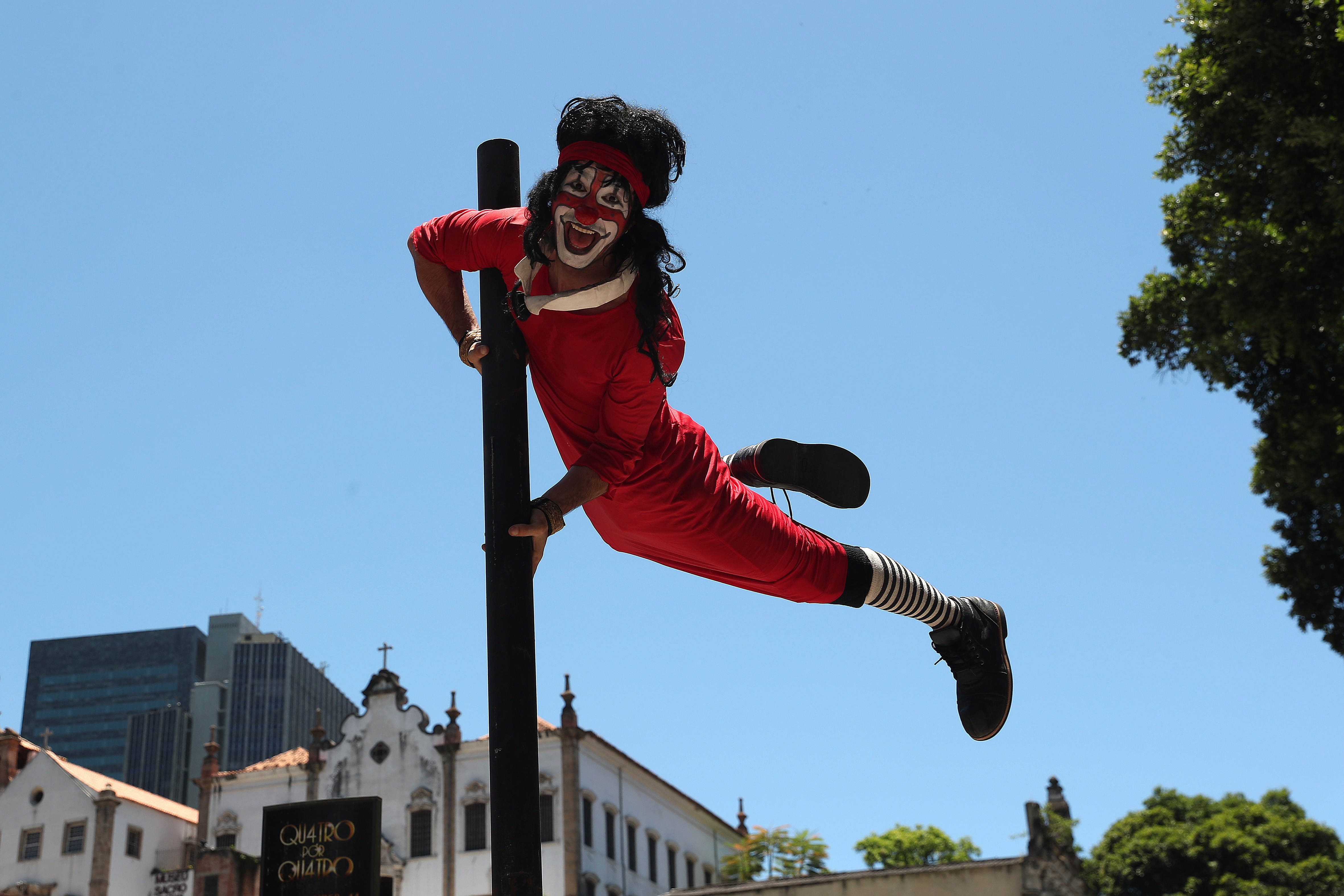 里约热内卢庆祝小丑节