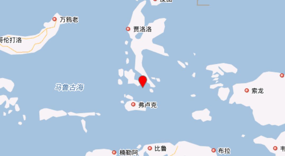 印度尼西亚哈马黑拉岛海域5.1级地震