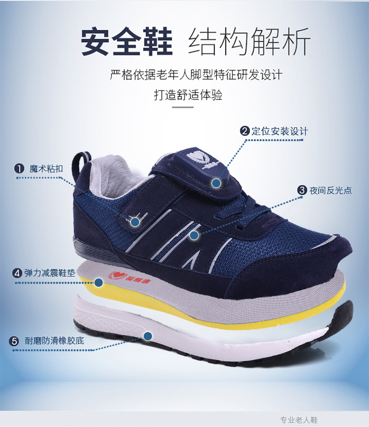 老人防走失智能定位鞋