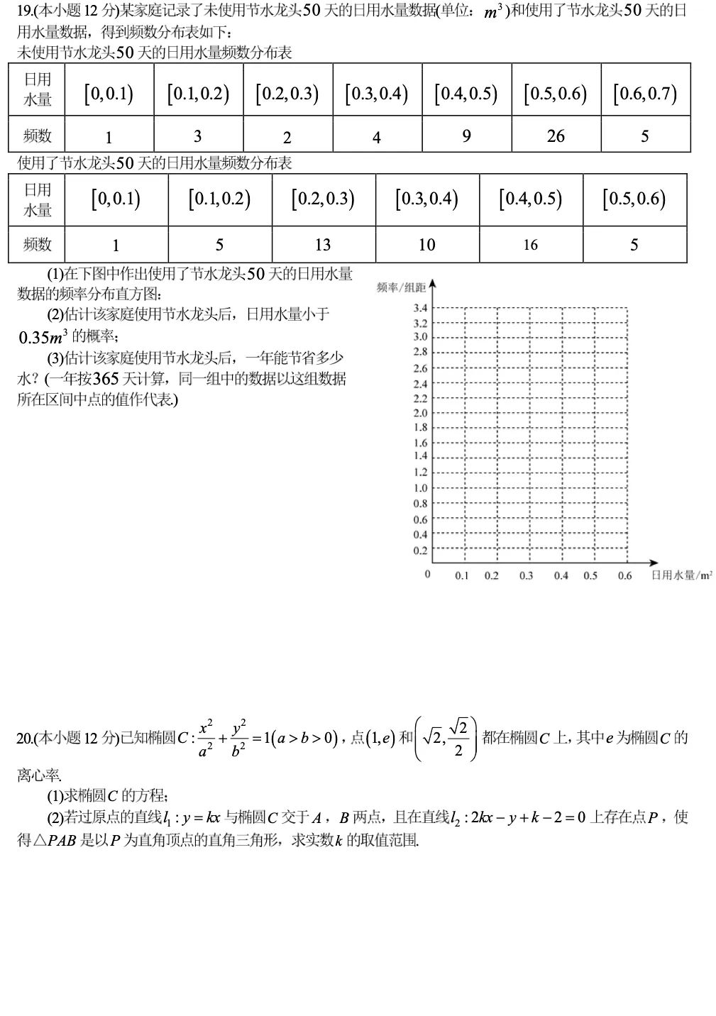 2017全国三卷文科数学图片