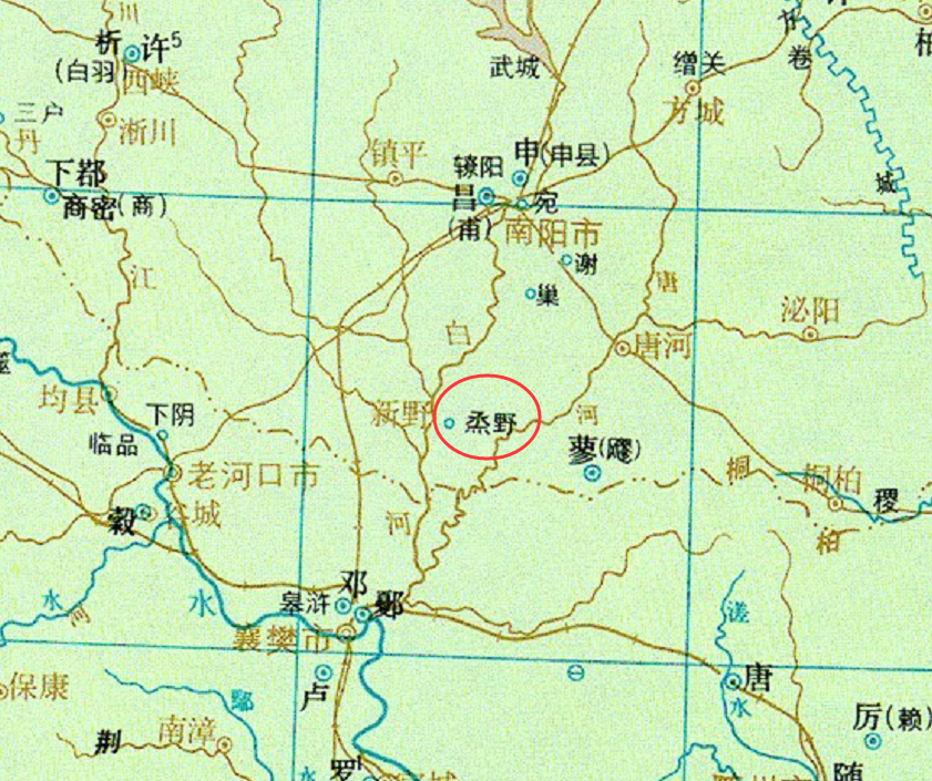 河南省新野县,春秋时称烝野,因三请诸葛,火烧新野而闻名