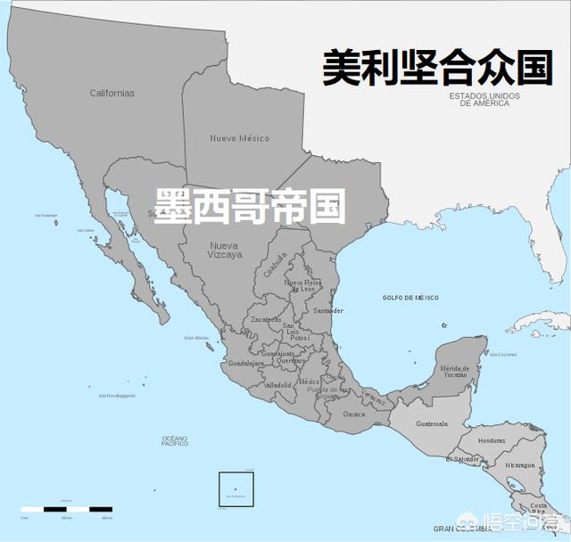 美国曾吞并墨西哥230万平方公里领土,为何加利福尼亚半岛能幸免
