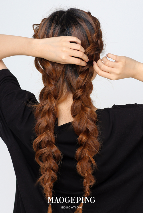 打造独一无二的双法式辫,是仙女本仙了!