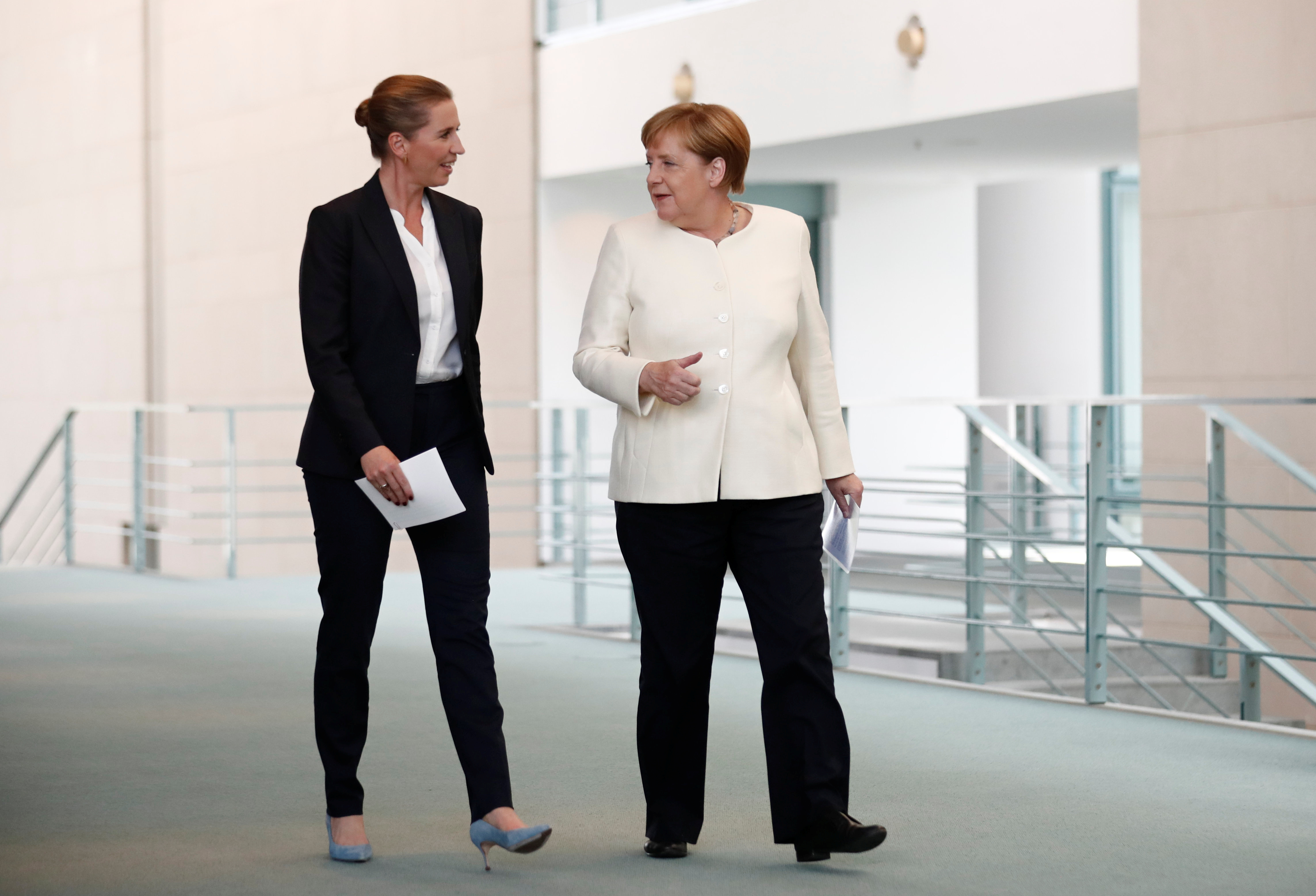 丹麦新任首相到访德国(1)