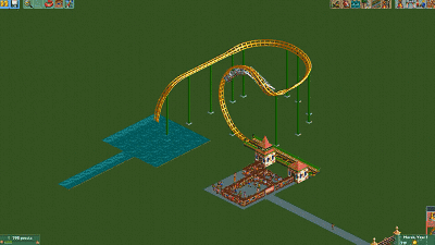 你的过山车大亨游戏带你进入游乐园