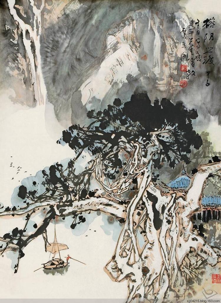 当代著名山水画家陈玉圃,国画作品欣赏!