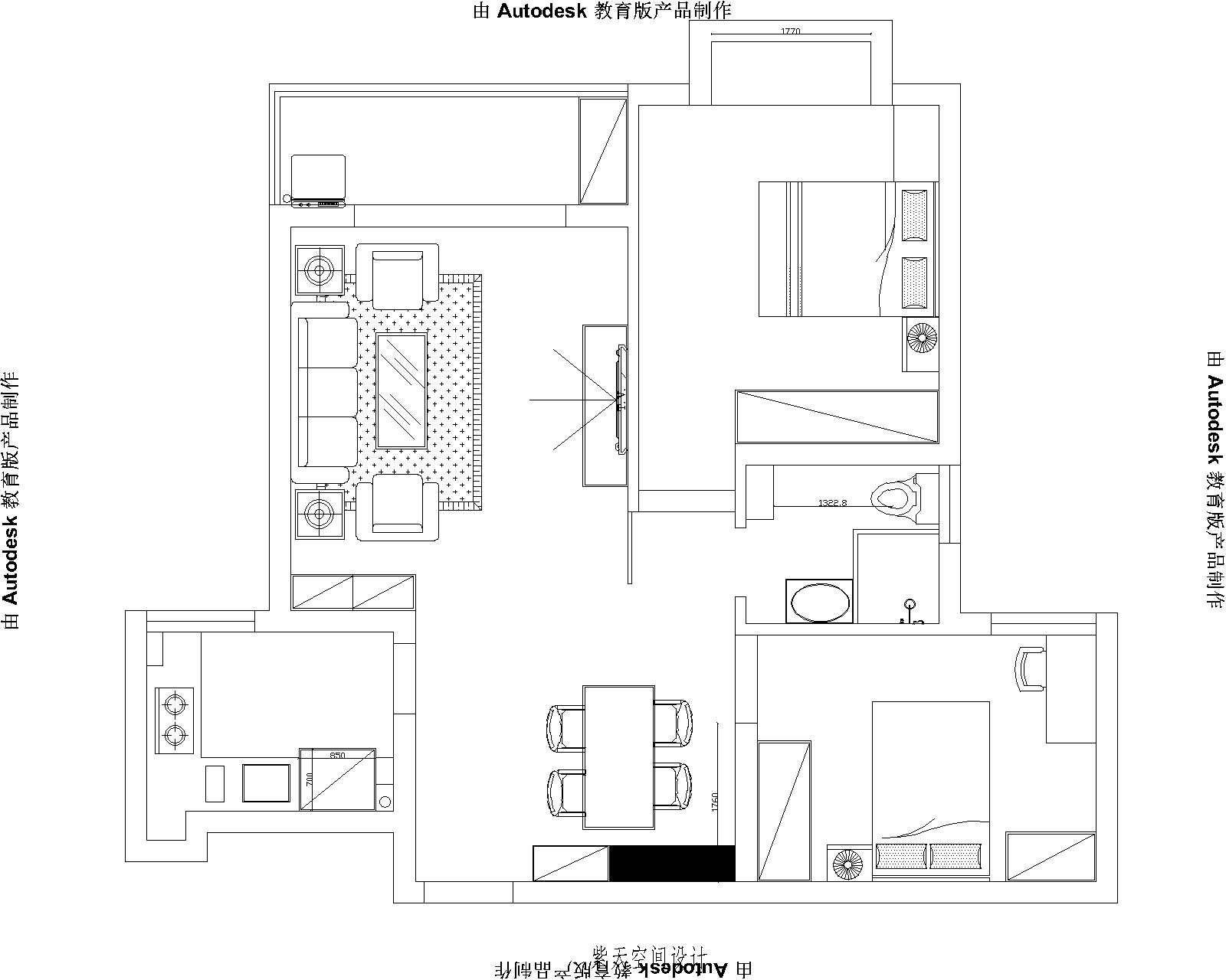 想要个书房墙体这样改一改,两居室竟多了个书房,整栋楼都来参观