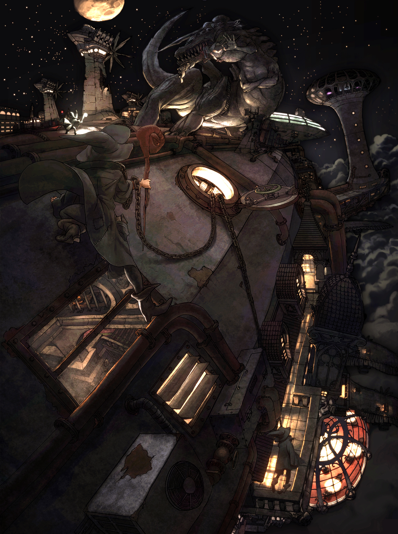 十分擅长绘制场景的日本插画师作品欣赏!画风唯美画技精良的作品