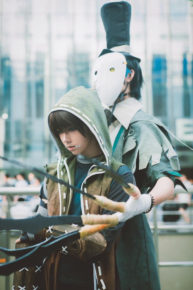 第五人格:奈布和杰克的cos场照,这个奈布超帅!