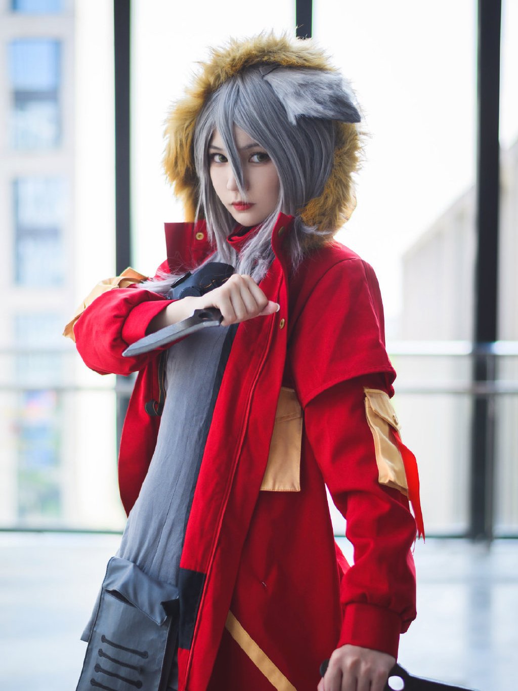 明日方舟红cos:这个戴着小红帽的快速复活特种干员,你喜欢吗?