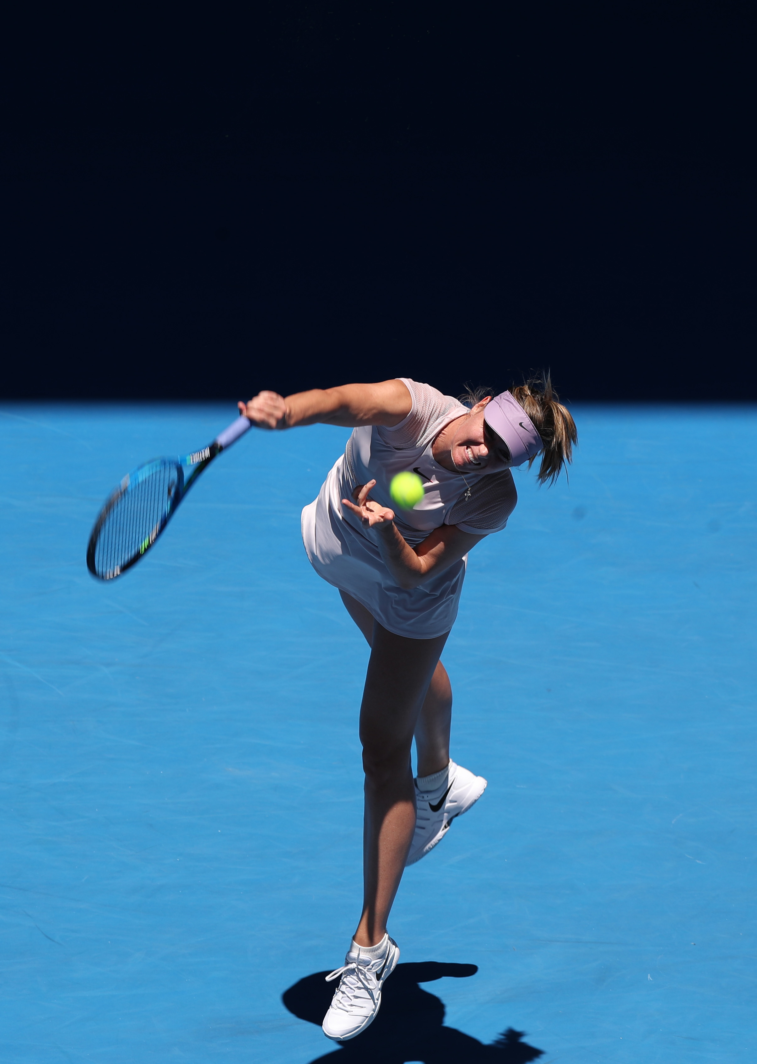 (体育)(6)网球——澳网:莎拉波娃首轮晋级