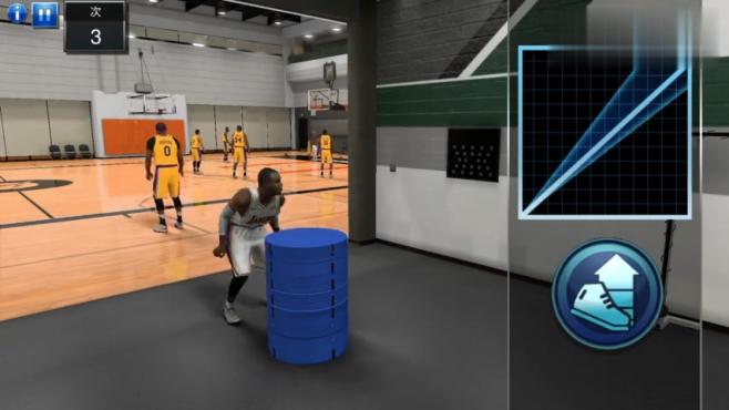 [图]NBA2K Mobile：大前锋跳箱4级训练