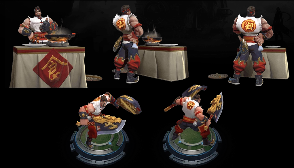 王者荣耀:新皮肤功夫厨神程咬金上线,化身暖男,台词最吸引人