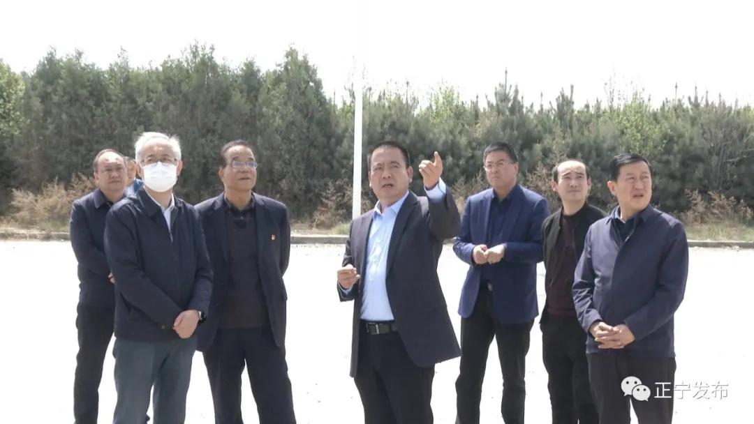 甘肃省生态环境厅副厅长白志红来正宁县督察环保突出问题整改情况