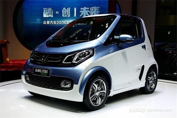 众泰e200电动汽车怎么样?众泰e200电动汽车车型介绍