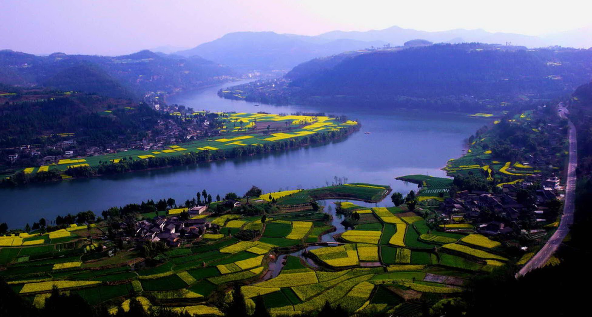 江南水乡田园乡村风情