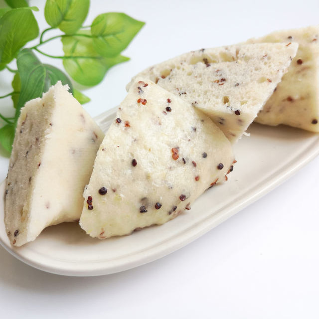 三色藜麦发糕,口感软而容易消化,配方详细做法简单