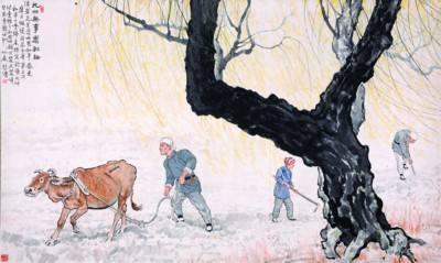 "芒果台"2亿买下了流拍的画,徐悲鸿《愚公移山》终破记录!