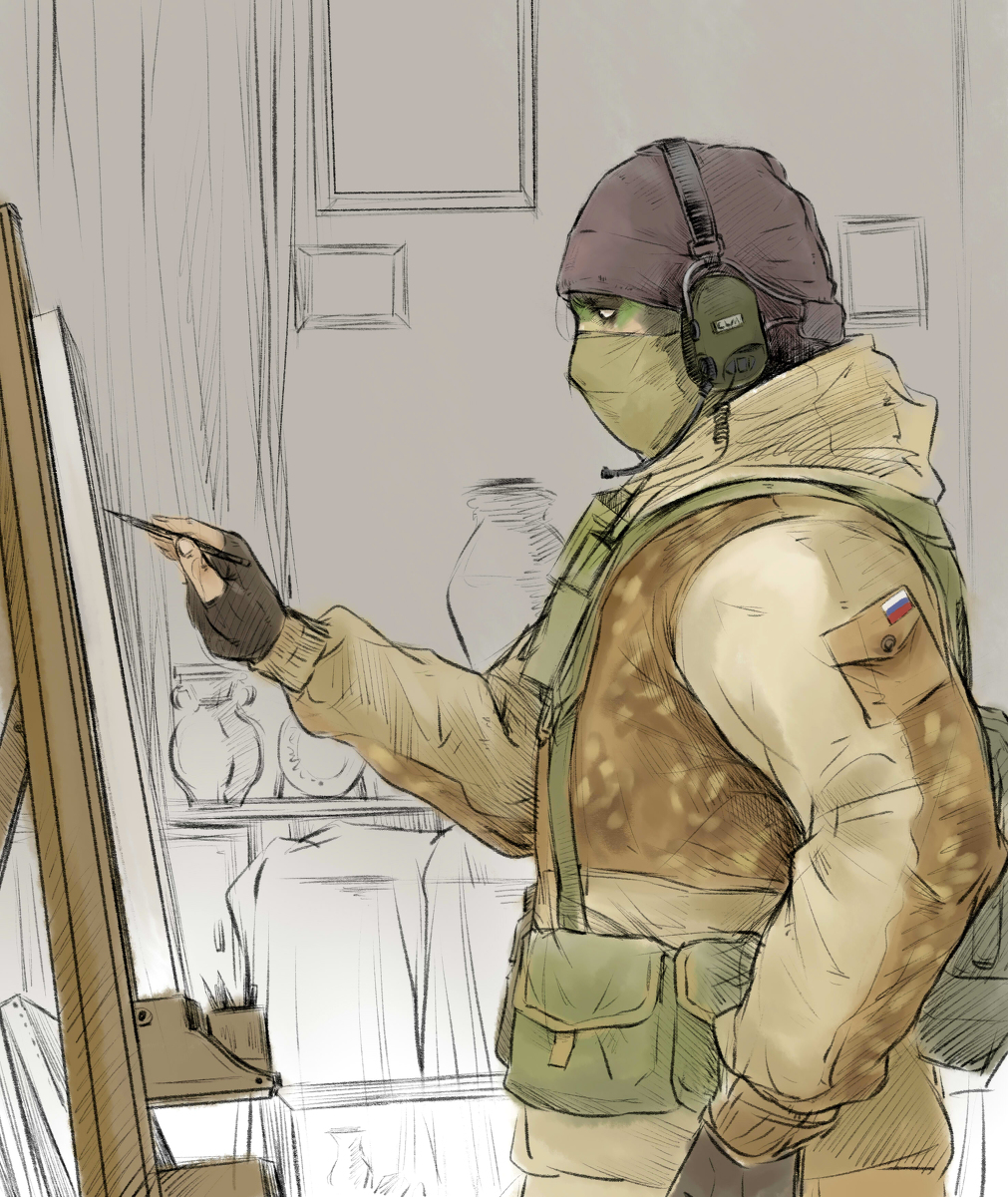 彩虹六号glaz,嘎子的背景故事