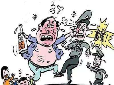 酒驾袭警图片