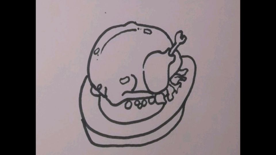 趣味简笔画之鸡腿画法你学会了吗