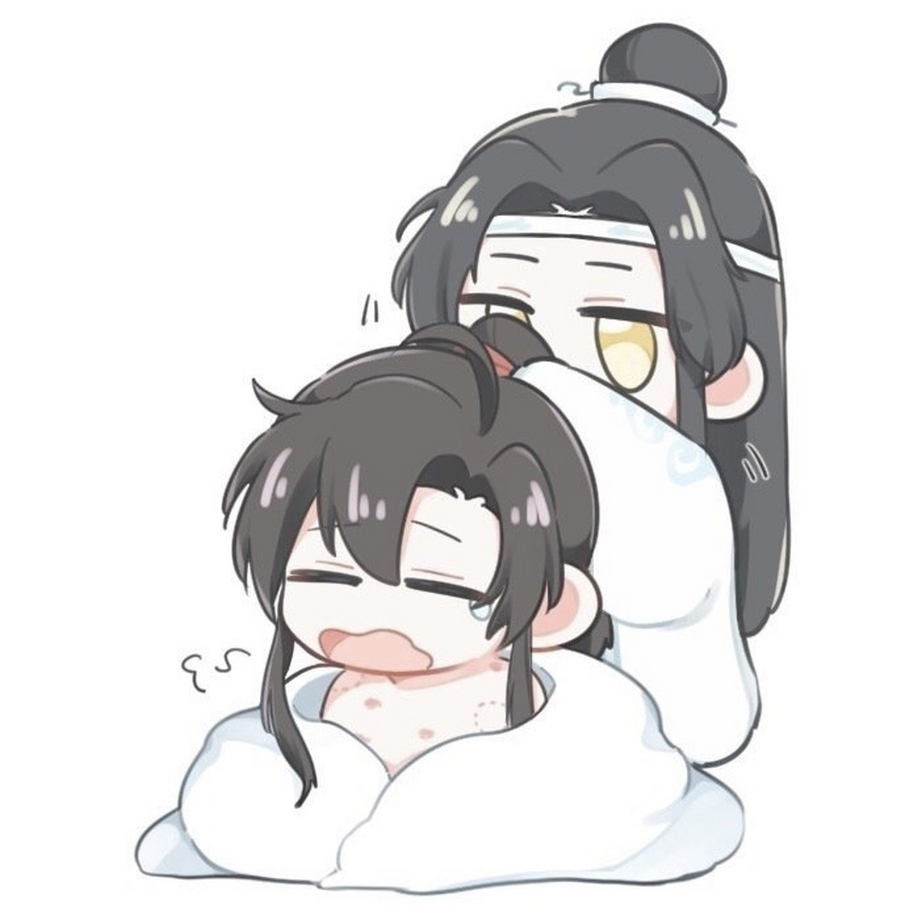 魔道祖师##忘羡# 羡羡又被"大蚊子"咬的没有睡