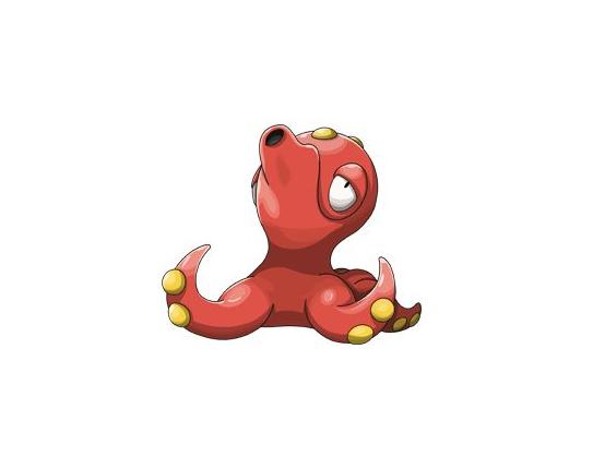 《精灵宝可梦》图鉴224:进化之后变化非常大的宝可梦——章鱼桶