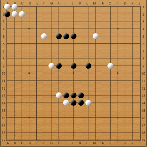 六子棋的15种棋型