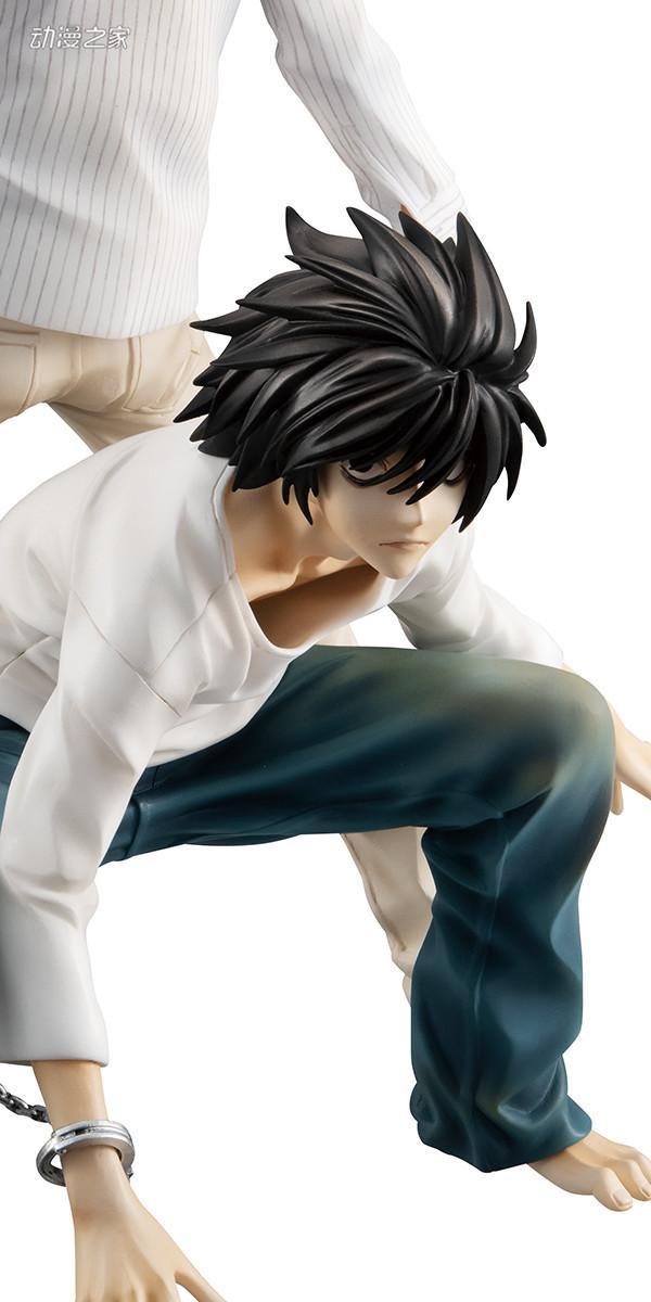 e.m.系列《死亡笔记》夜神月与l手办