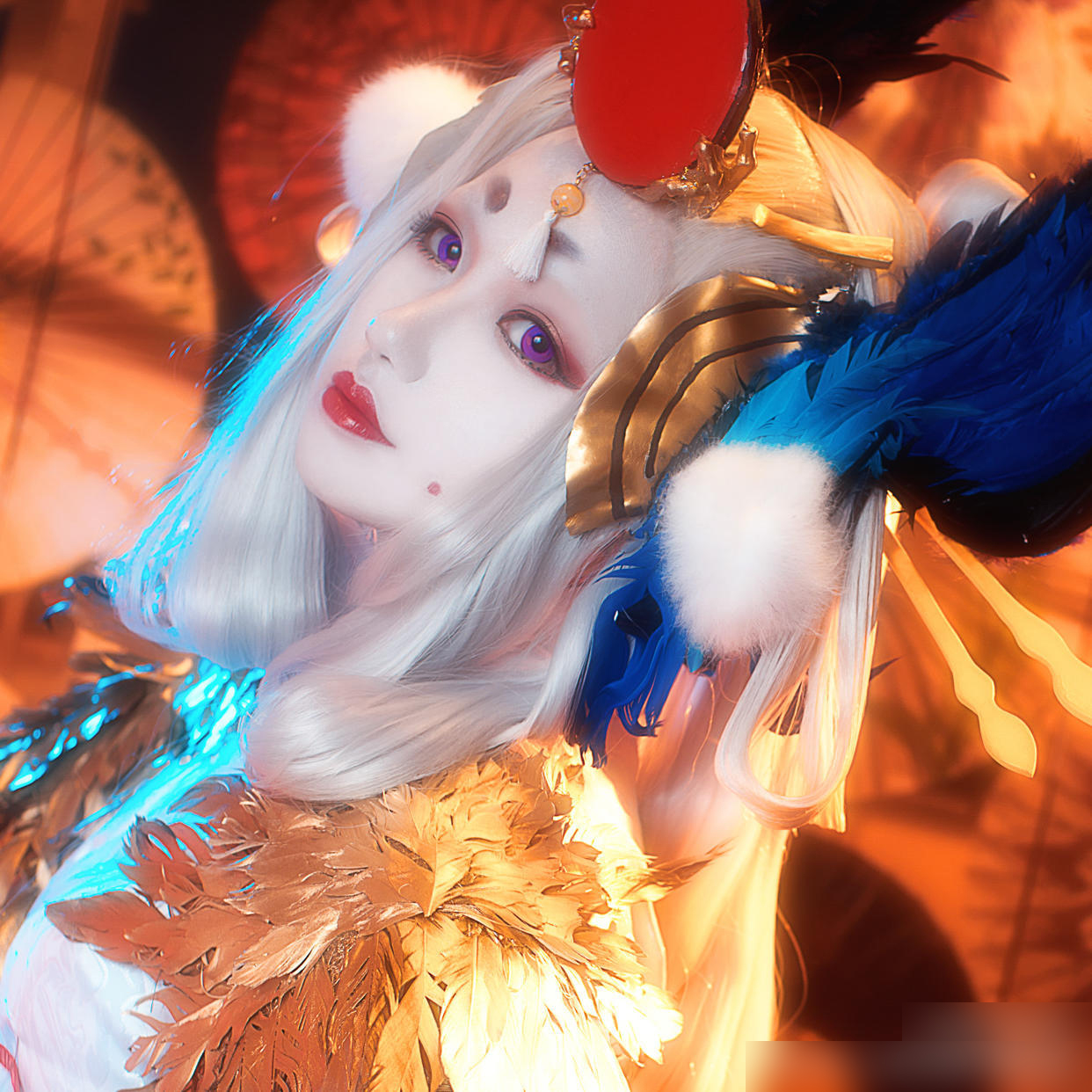 这组阴阳师姑获鸟cosplay作品还原度简直爆表!相当华丽的cos作品