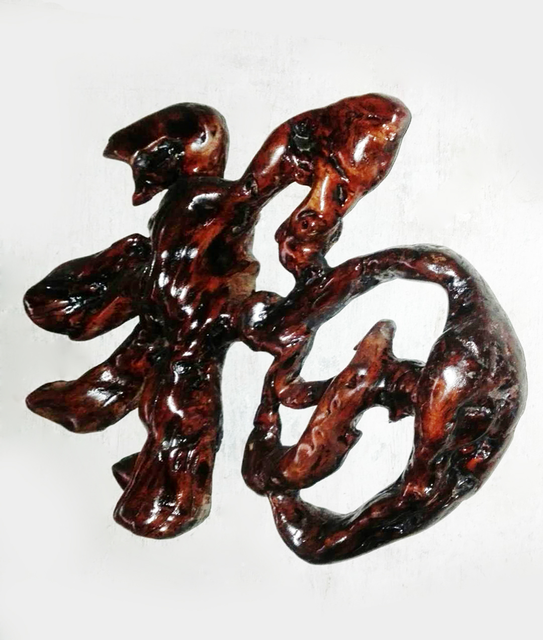 他用十年时间创作了一幅根书作品