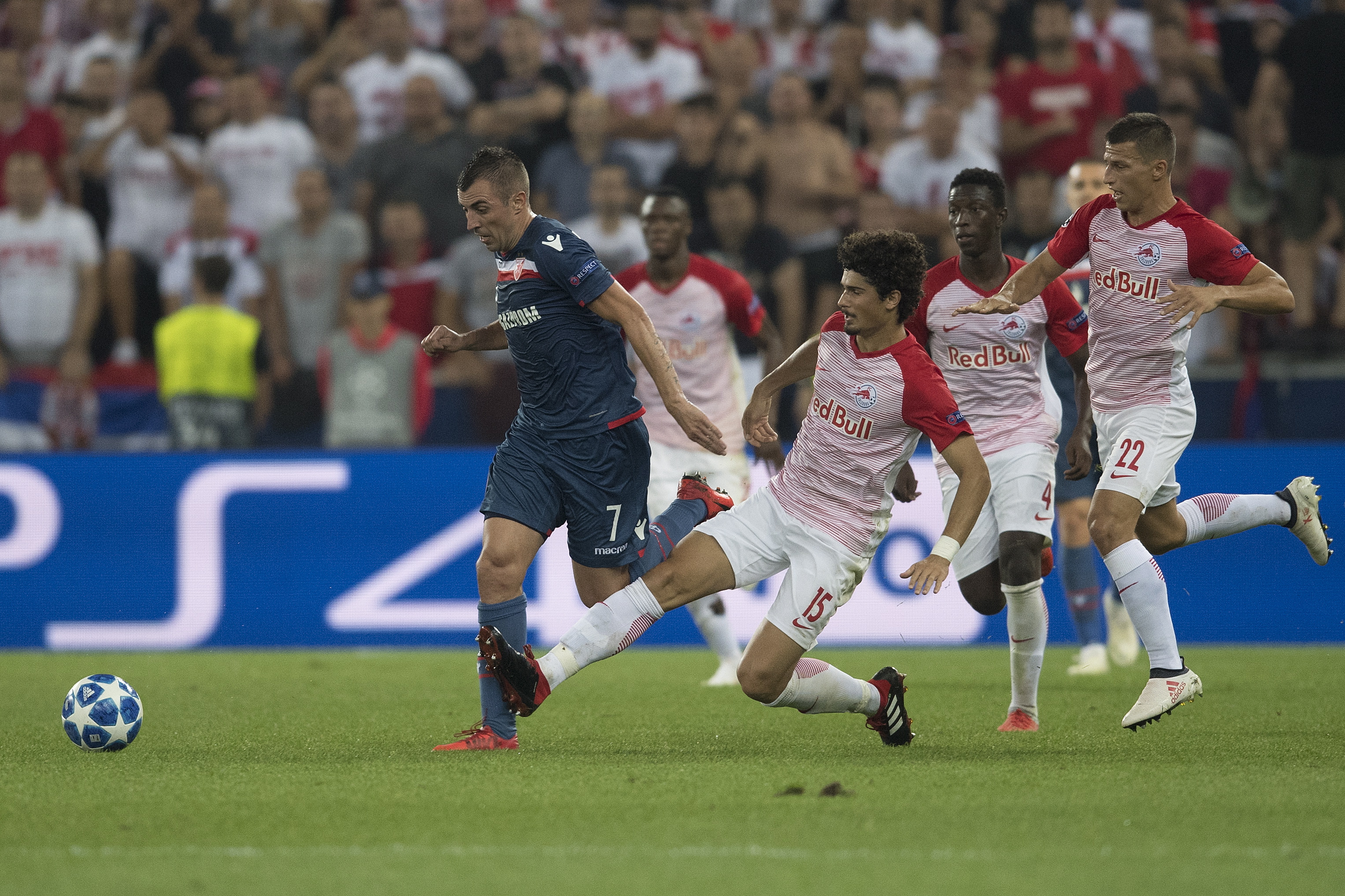 足球——欧冠资格赛:贝尔格莱德红星晋级正赛(3)