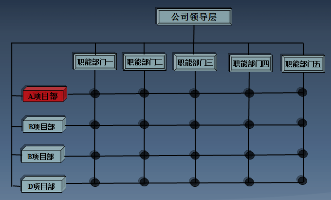 矩阵化管理模式图片