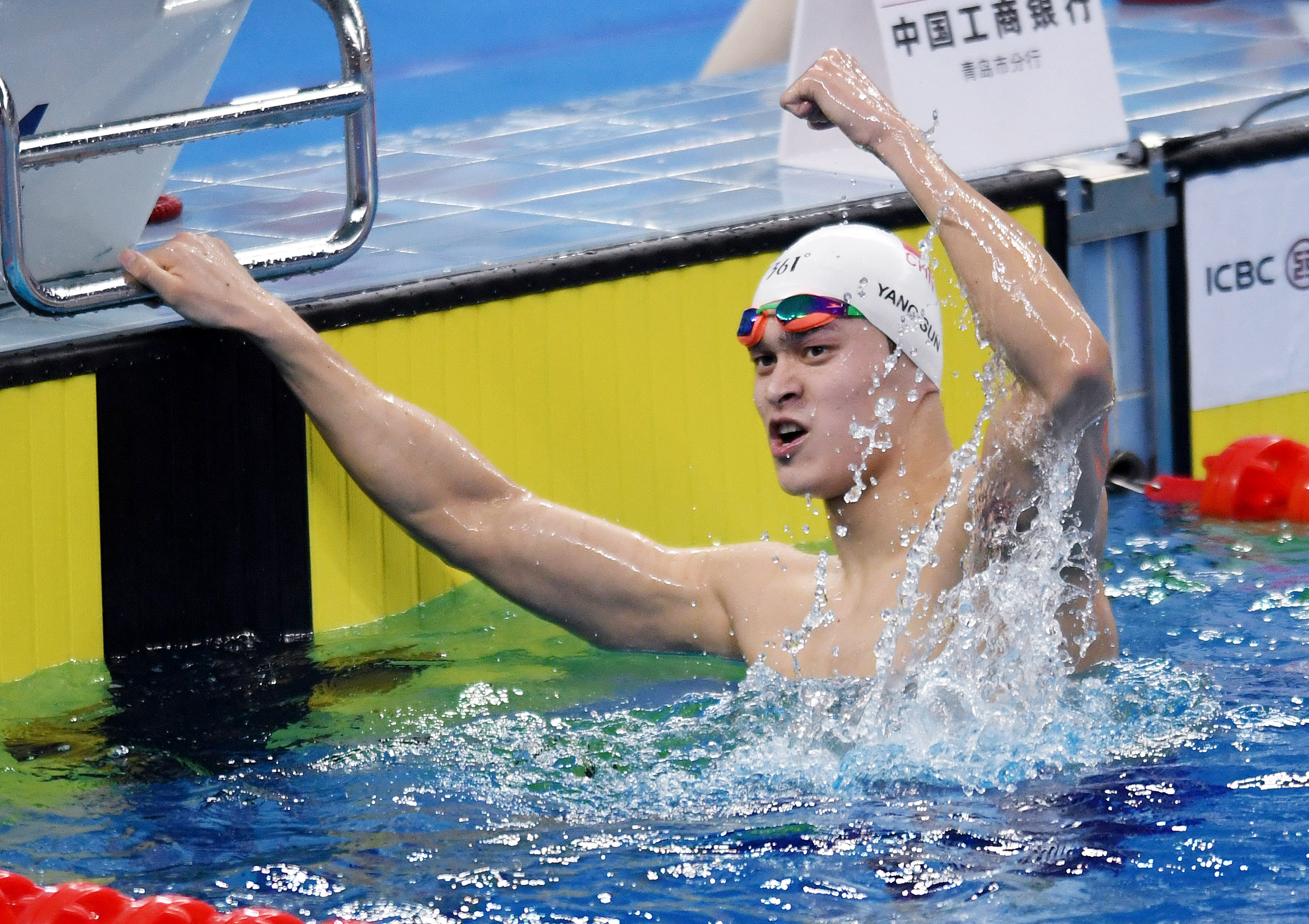 游泳——全国冠军赛:孙杨获男子1500米自由泳冠军