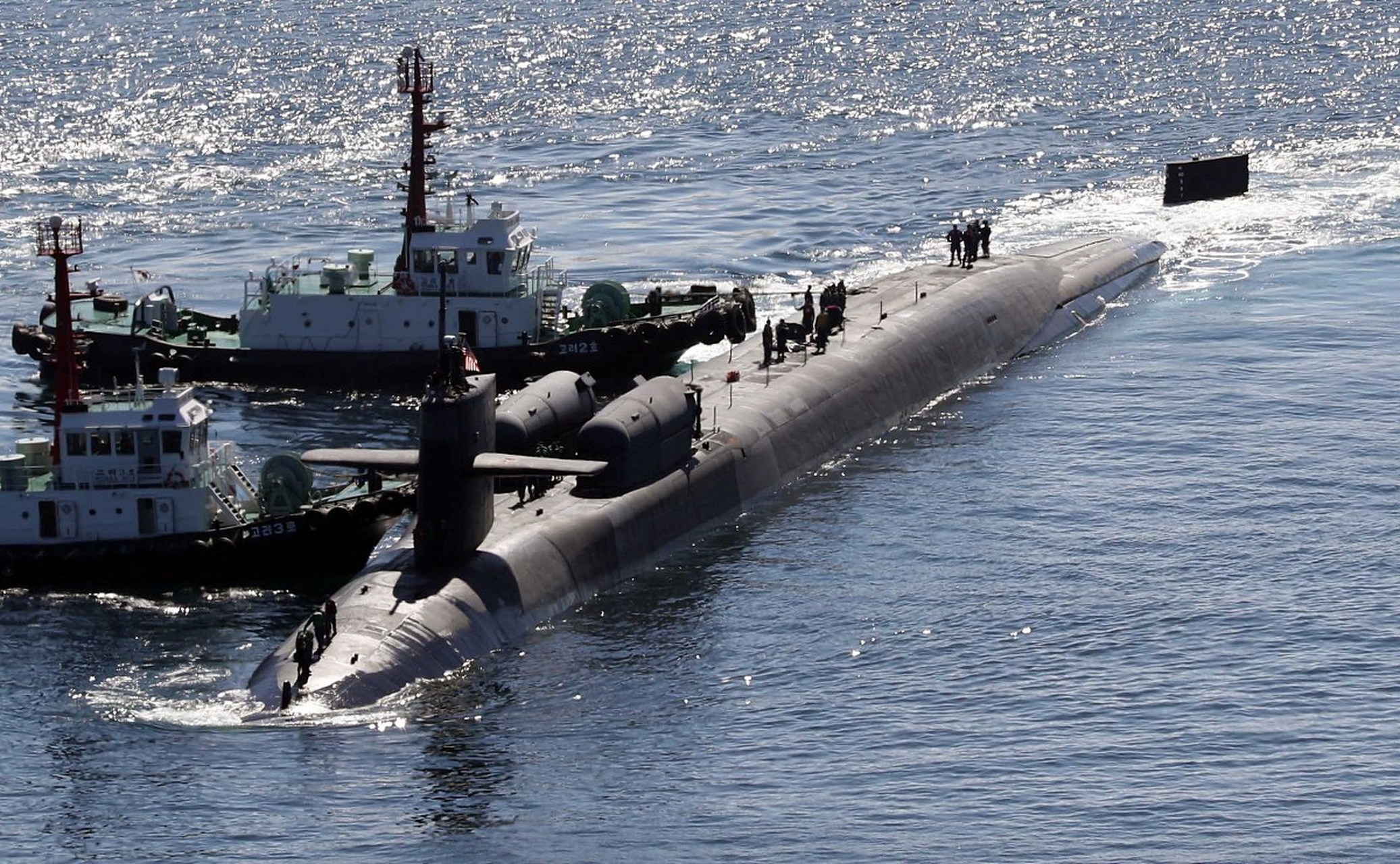 美国海军向中东派遣巡航导弹潜艇  美国海军向中东派遣一艘巡航导弹