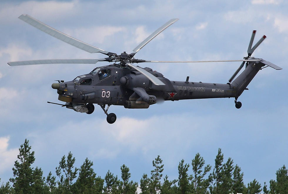 米二八武装直升机图片