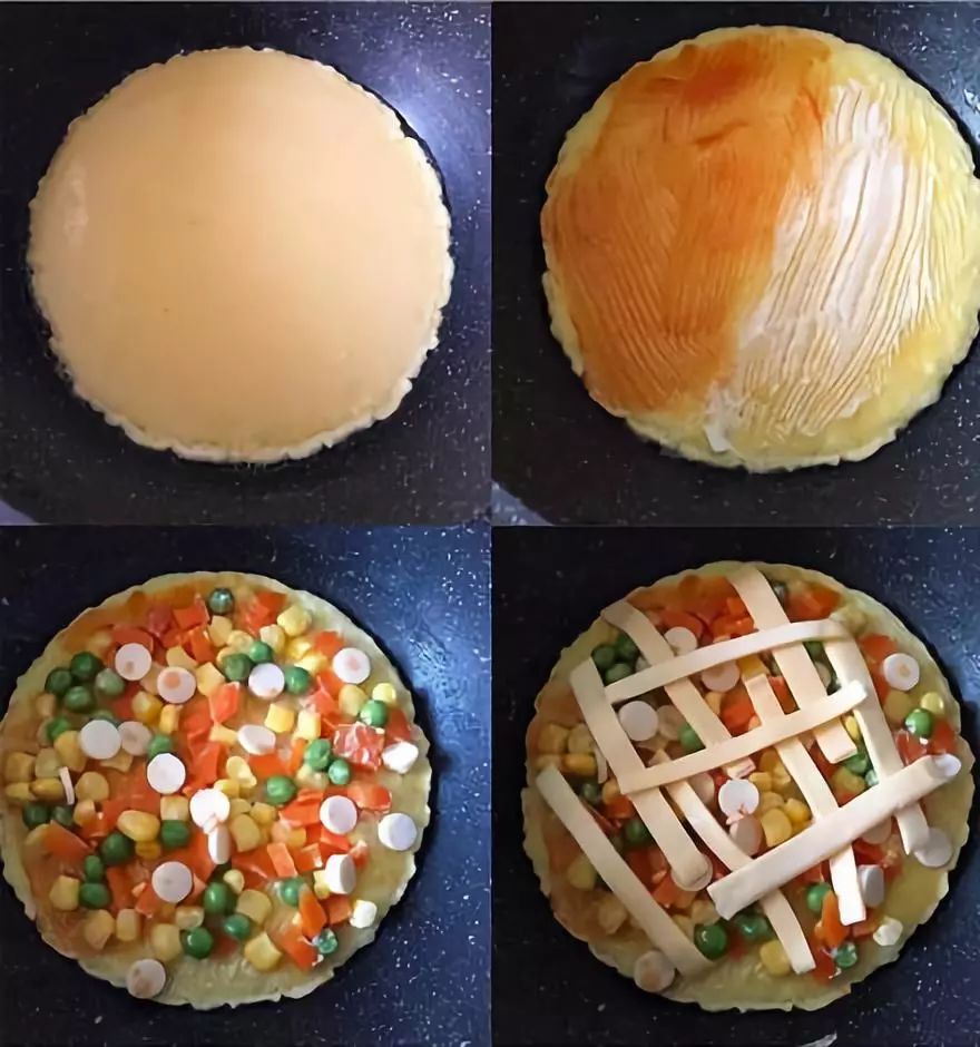 辅食:不用烤箱也能做出的宝宝披萨,美味还补钙!