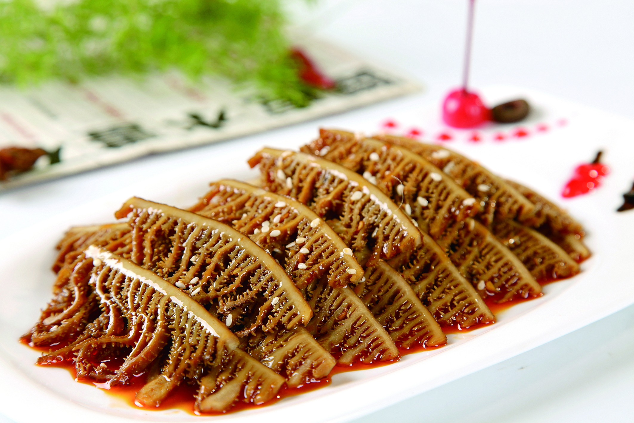 每日推荐六道美味炒菜:六道垂涎三尺的美食,川府牛百叶