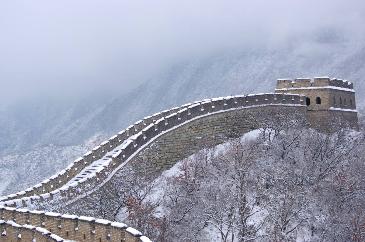 雪意长城,北国风光