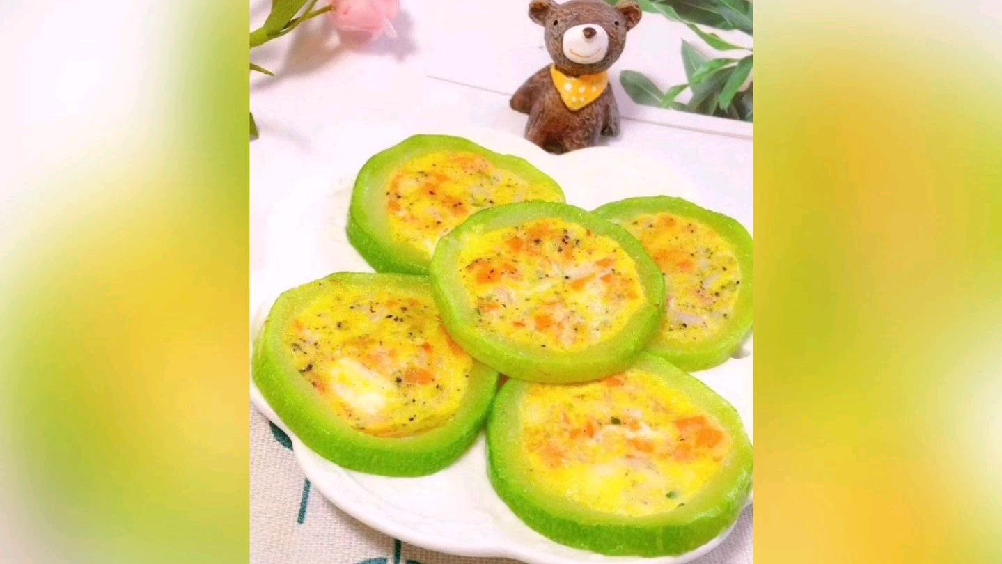 宝宝辅食:角瓜鲜虾饼