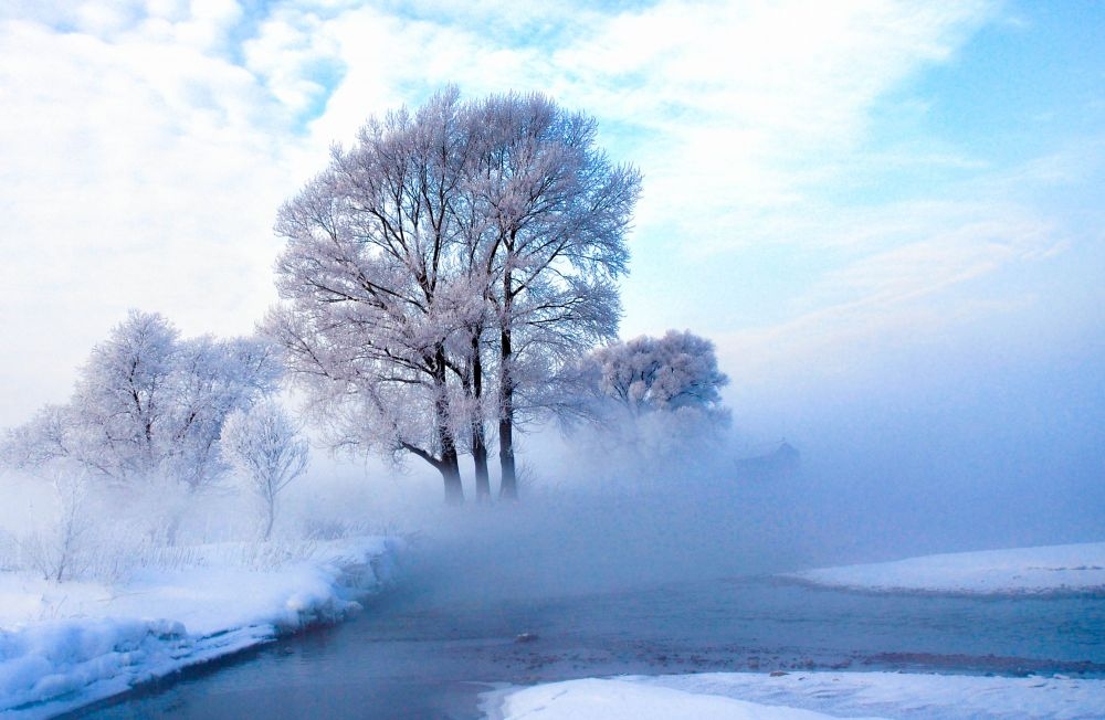 只知道去雾凇岛?这些地方的雾凇并不逊色,看看有你家乡没?