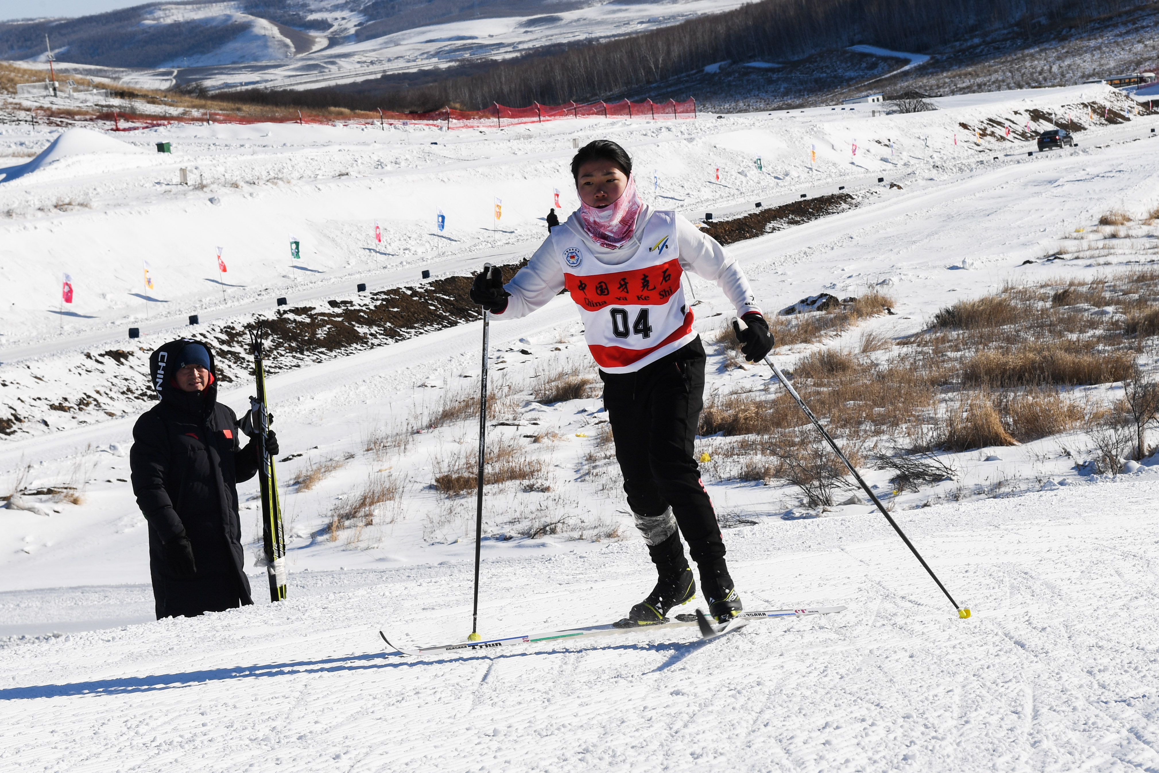 内蒙古二冬会越野滑雪赛况