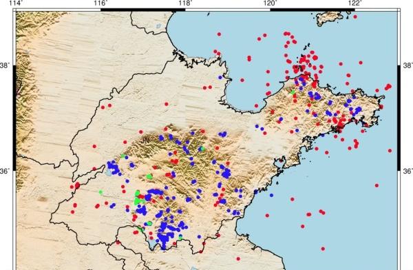 2019年,山东发生天然地震619次!