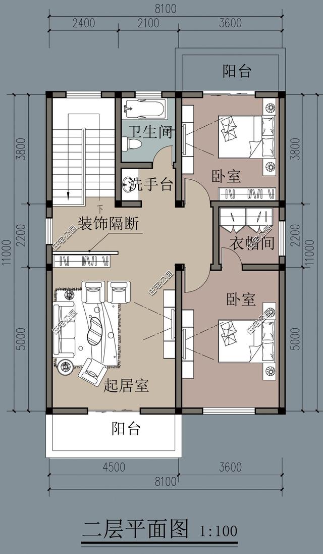 占地不足百平,造价不超20万,精选7套农村自建房小户型