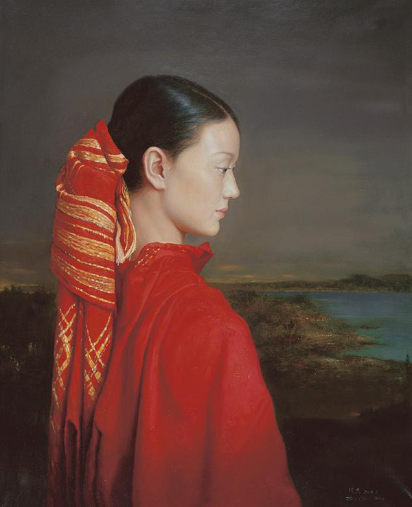 曾传兴人物油画选