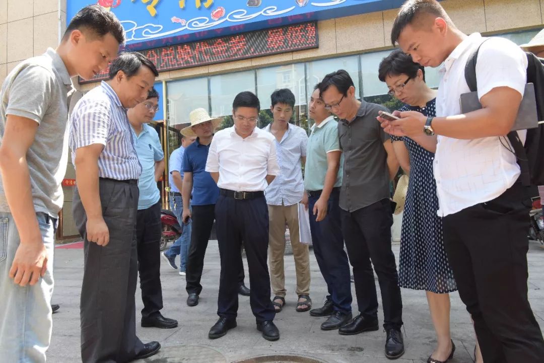 赵海东现场调研市政排水管网建设情况