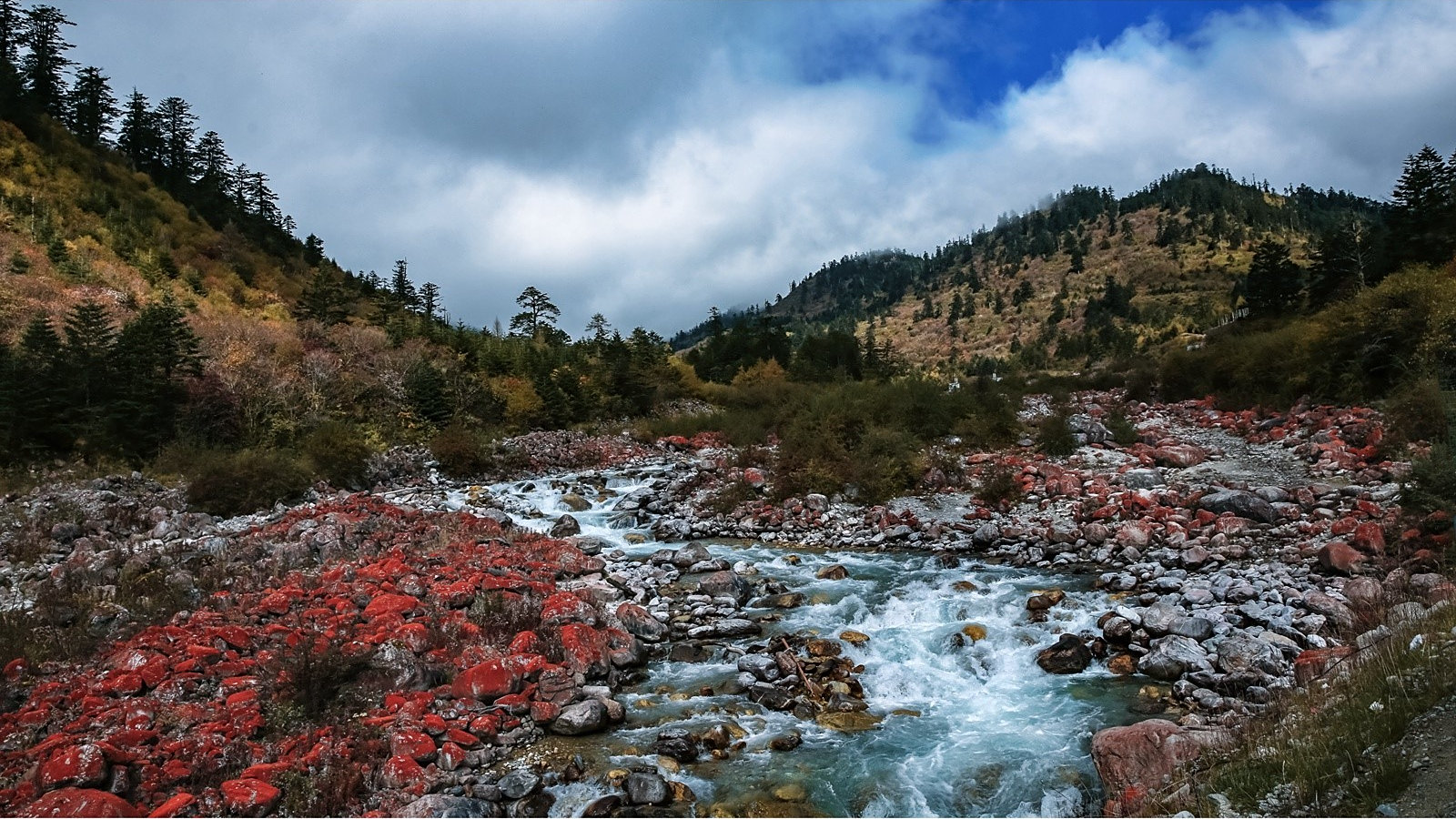 风光摄影:泸定红石沟