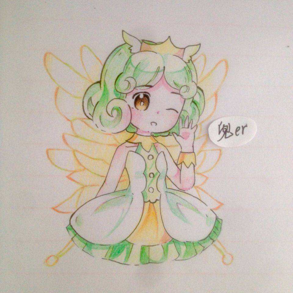 小花仙:在淑馨的不同造型里,黑化时很有灵气,变身后显得端庄