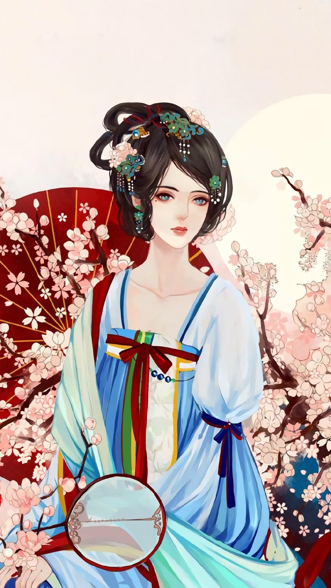 秀色空绝世,馨香为谁传.古风手绘女子图片,源自网络,侵权联删.