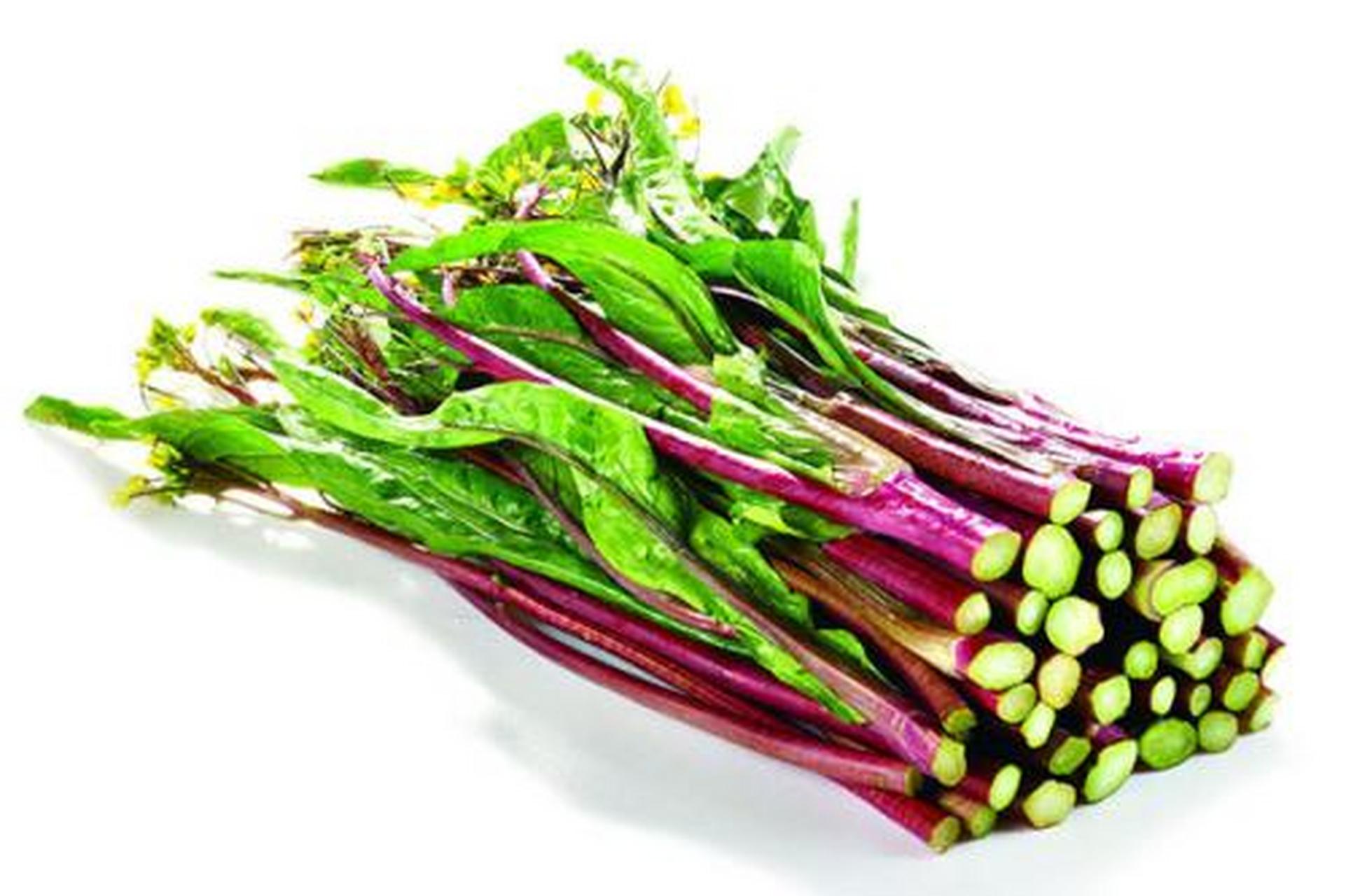 城市身边事#【武汉美食】洪山菜薹,紫菜薹的珍稀品种,俗称"大股子"